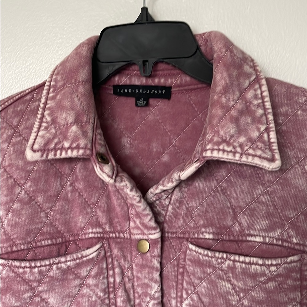 Jane & Delancey Pink Quilted Jacket Women’s Medium - Picture 5 of 7